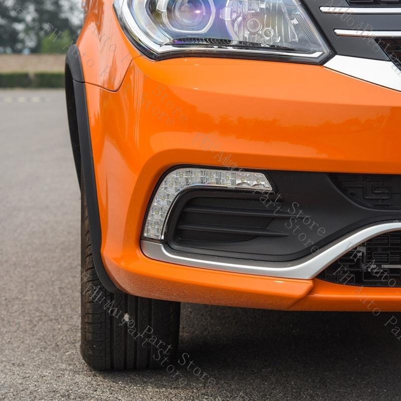 Foglamp Foglight For Geely GC6/MK 2016 2017 2018 2019 LED Front Bumper Fog Light DRL Daytime Running Drive Lamp