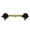 Brass Basin Hot and Cold mixing Tap Concealed Bathroom Sink Faucet Mount on Wall Sliver