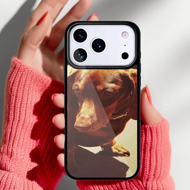 

Dachshund Dog Phone Case for iPhone 17 16 15 14 13 Pro Max Back Cover for 12 11 Pro Coque iPhone17 Pro Max