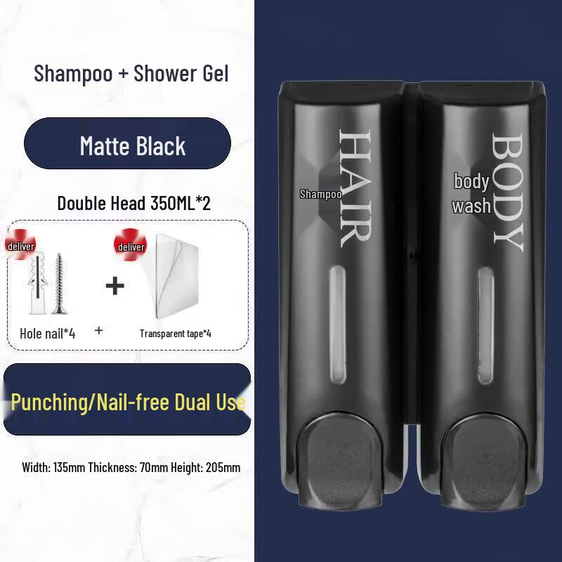 LIEI Ceramic Wall-Mounted Liquid Soap Dispenser