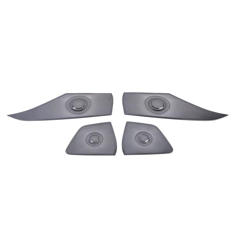 For Hyundai Elantra Avante Car Door Stick Stainless Steel Audio Speak Sound Cover Ring Circle Lamp Trim 4Pcs