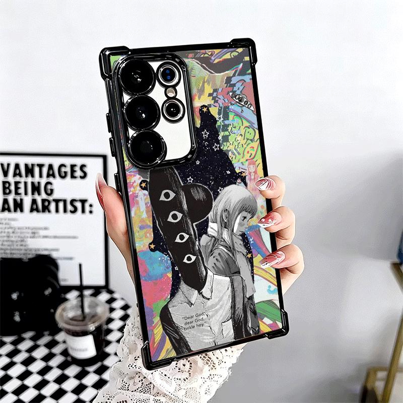 Oyasumi Punpun Anime Soft Phone Case For Samsung Galaxy S26 Ultra S25 Edge S24 FE S23 Plus S22 S21 + S20 Plating Anti-Fall Funda