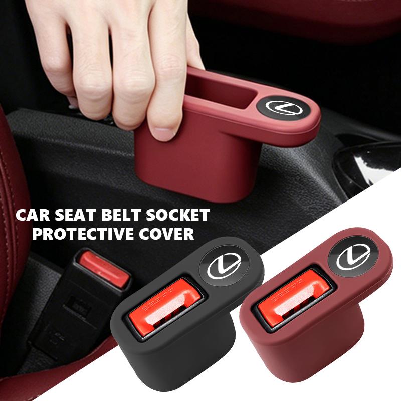 AASB1 For Lexus Car Seat Belt Socket Protective Cover Plug Seat Car Interior Supplies UX250h RX450h RX300 GX470 CT200h RX400h NX300h