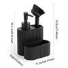 3 in 1 Soap Dispenser Easy to Use Accessories Liquid Pump Press Container
