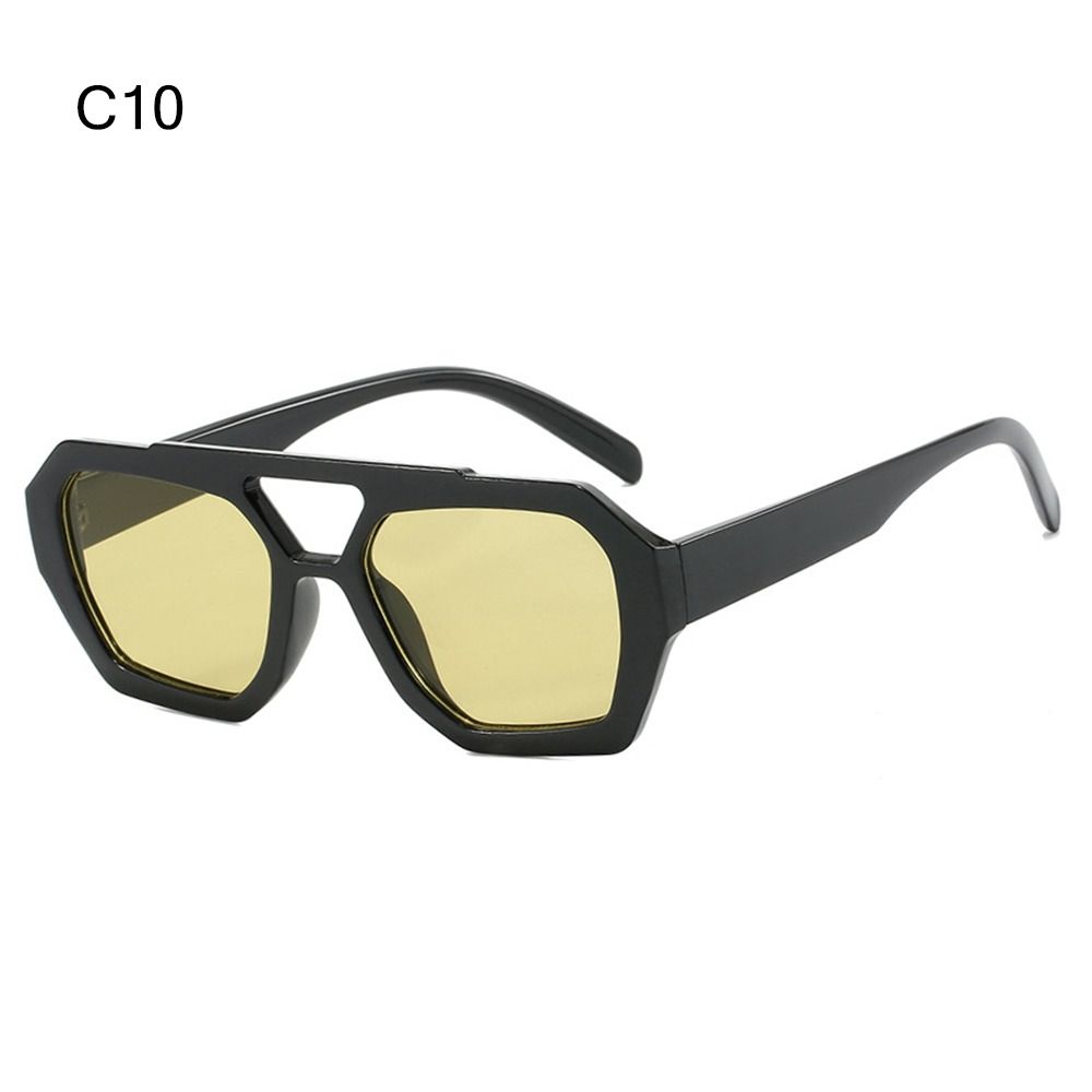 Retro Dobbeltbro Damesolbriller Stor Innfatning Leopard Brun Gradert Briller Mote Luksus Designer Solbriller Skygger