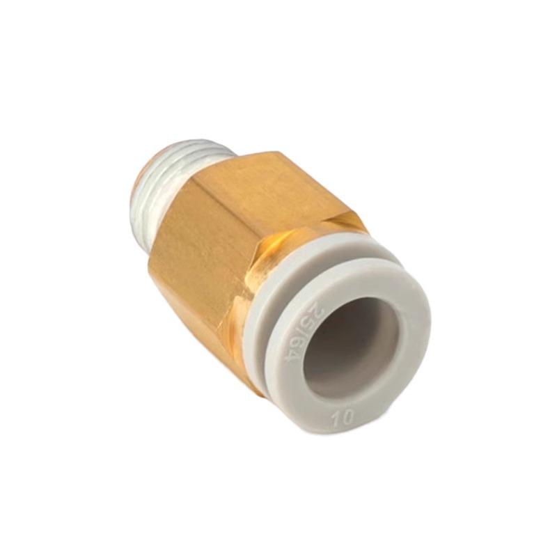 Quick Connect Straight Fast Fitting: KB2H04-01, Sizes 6-01, 8-02, 10-03, 12-04.