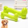 Pet Dog Puppy Bone Shape TPR Tooth Cleaning Molar Bite Chewing Training Toy