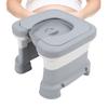 Portable Commode Chair Bedside Potty Shower Chair Non Slip Bedside Toilet for Bathing and Squat Toilet