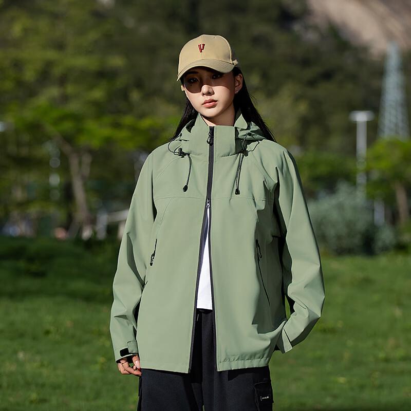 ROMON Unisex 3-in-1 Hooded Outdoor Jacket L