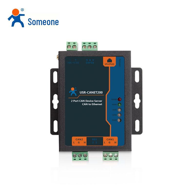 

USR-CANET200 Industrial CAN to Ethernet Server