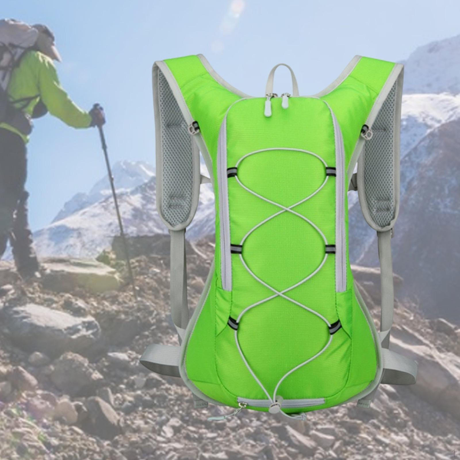 

Рюкзак для гидратации, однодневный рюкзак, рюкзак с несколькими карманами, портативный рюкзак, сумка для занятий спортом на открытом воздухе для зелёный