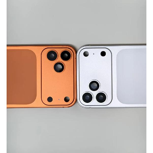 Cover Posteriore Batteria per iPhone 12 Pro Converti in 17 Pro 12 Pro a 17 Pro Max Fai da te 12 Pro Come 17 Pro con Vassoio