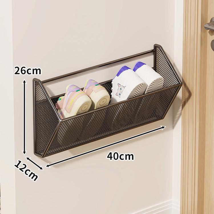 Настенная железная обувница Наддверный органайзер без сверления 1990₽