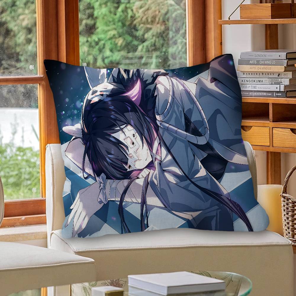 Genshin Impact Columbina Cushion Cover Inches Farmhouse Decor Home Throw Pillow Covers For Couch Decorations