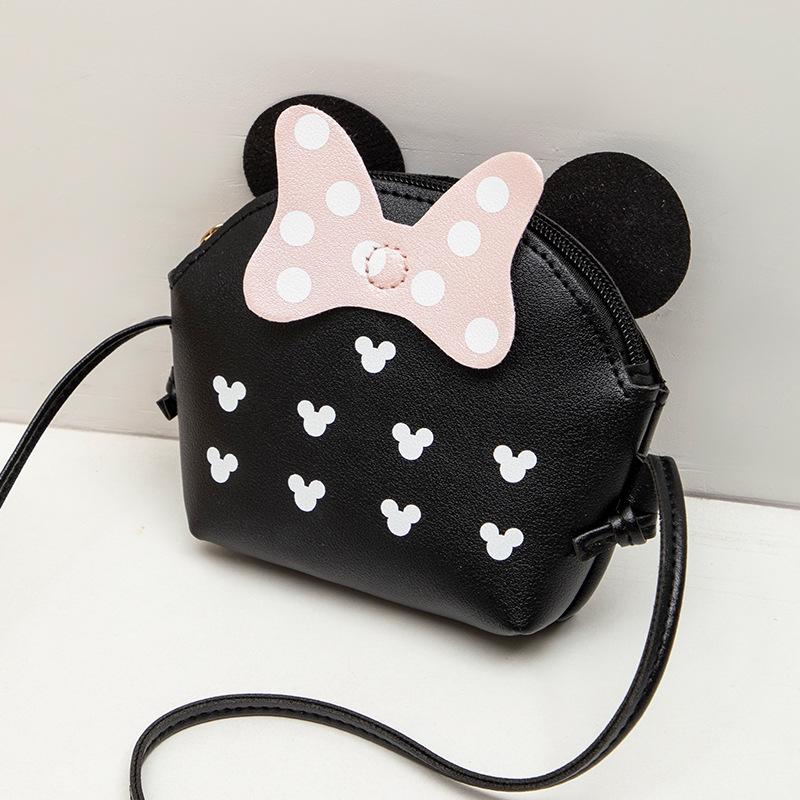 2024 Women's Cartoon Heart-Shaped Shoulder Bag with Coin Purse, Color Block Design