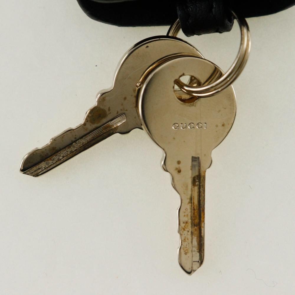 GUCCI GG Business bag 201480 Briefcase black Sima leather mens Used