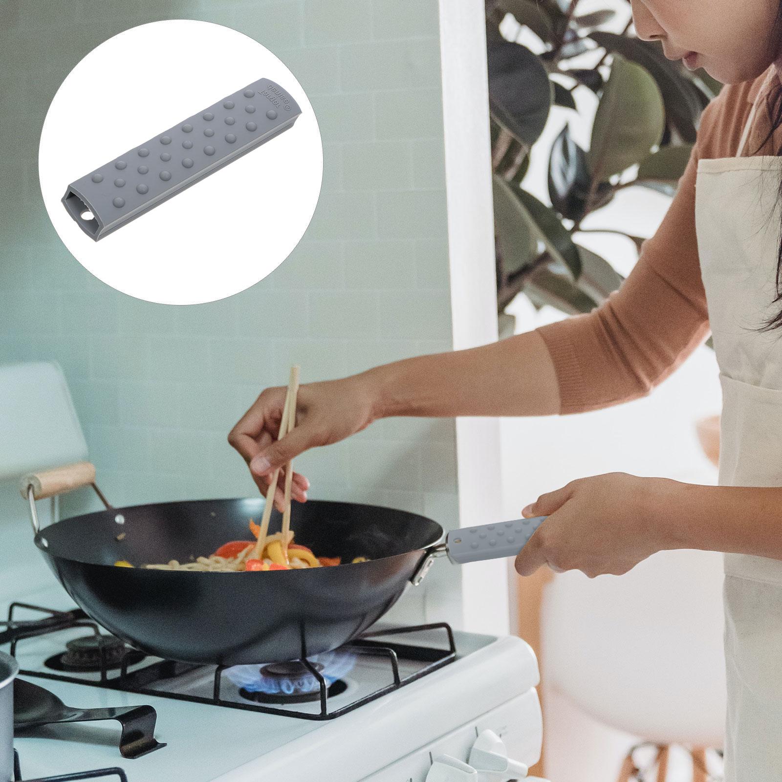 

Ручка кастрюли Изоляционная втулка Держатель Сковороды Силиконовый чехол Термостойкий противоожоговый захват