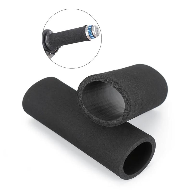 2PCS Universal Motorcycle Handlebar Sleeve Grip Foam Anti Slip Vibration Hand Grips Gloves Levers Cover Motorcycle Accessories