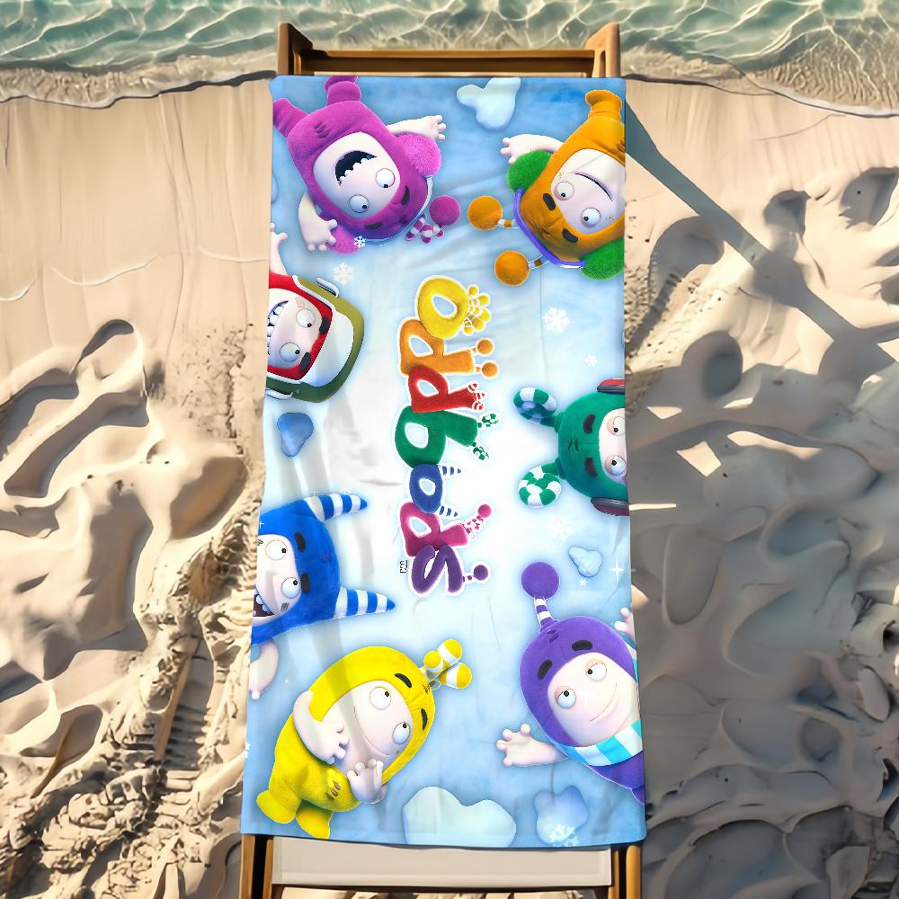 Asciugamano Carino Cartone Animato O-Oddbods Asciugamano da Spiaggia da Viaggio Leggero Delicato sulla Pelle Per Piscina Spiaggia Campeggio Crociera Estate