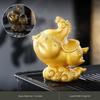 HANDUNYOU Golden Flying Horse Tea Pet Ornament
