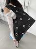 Fashion Hollow Rivet Large Capacity Tote Bag Hobos Women Handbags Luxury Soft Nylon Shoulder Bags Trend Big Shopper Purses