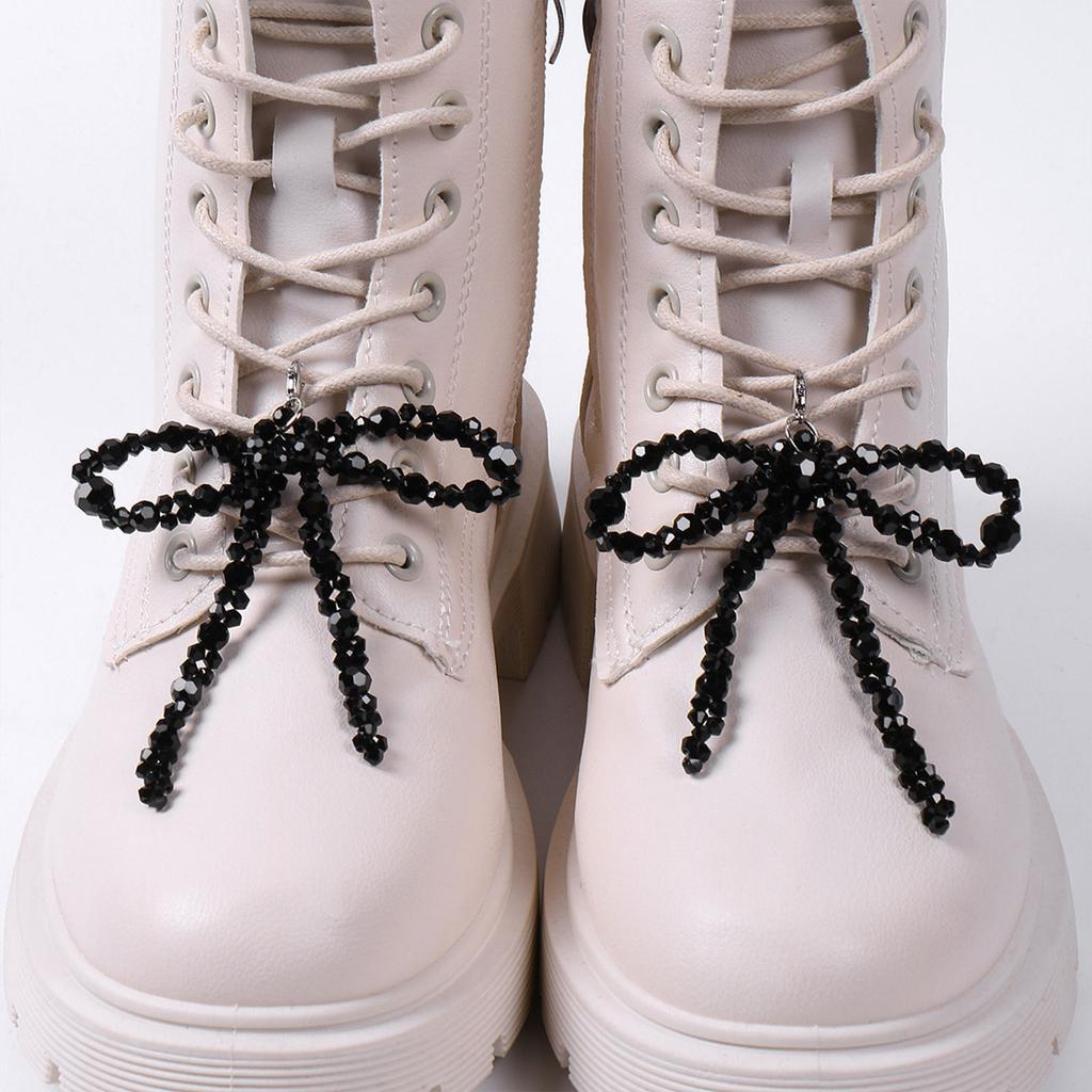 Delicate Boot Charm Punk Shoe Ornament Boot Pearls Accessories Cool Aesthetic Charm for Daily Wear and Parties