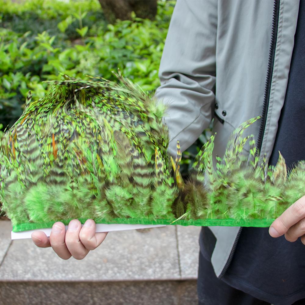 1Meter Natural Rooster Saddle Feathers Trim Fringe 4-6 Inches for Crafts Carnival Party Sewing Clothing Cock Plumes Decoration