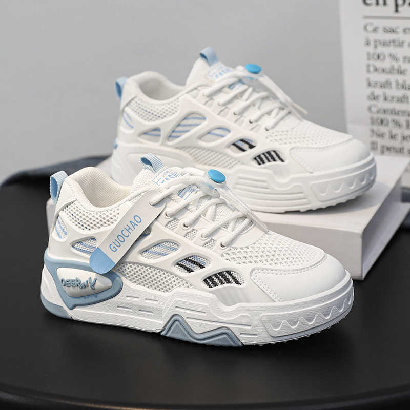 Fashion Normal Leather Platform High Cut Boots High Top Sneakers For Women Shoes Ladies Summer Sports Loafer'lar Sapa Foot-wear