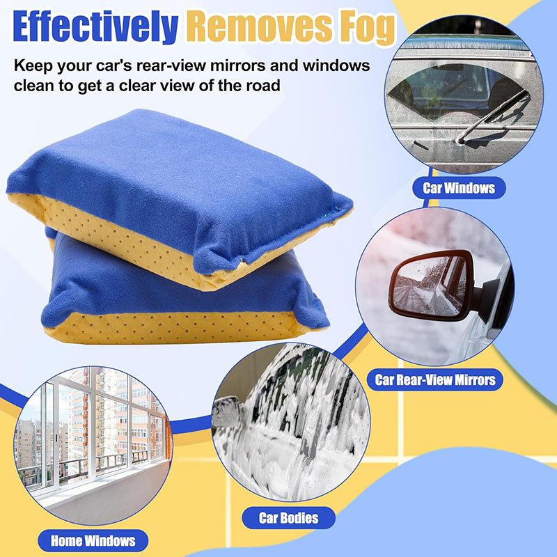 1Pcs Multifunctional Car Wash Sponge Block Windshield Cleaning Sponge Brush Glass Defogging And Dirt Cleaning Sponges