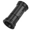   Alloy Bike BB86 Integrated Thread Screw In Locking 4 Bearings Bottom Bracket   Accessory(Black )