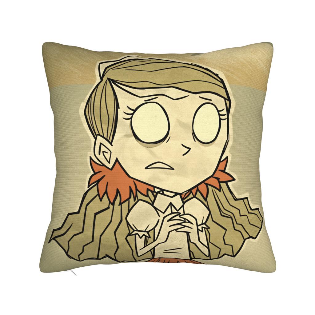 Pillow Cover Don't Starve Maxwell Thinking Kawaii Pillow Case For Couch Sofa Bedroom Pillowcases