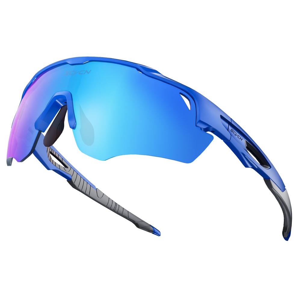 SCVCN Photochromic Cycling Sunglasses MTB Cycle Eyewear Men's Sunglasses Sports Running Bicycle Glasses UV400 Protection Goggles