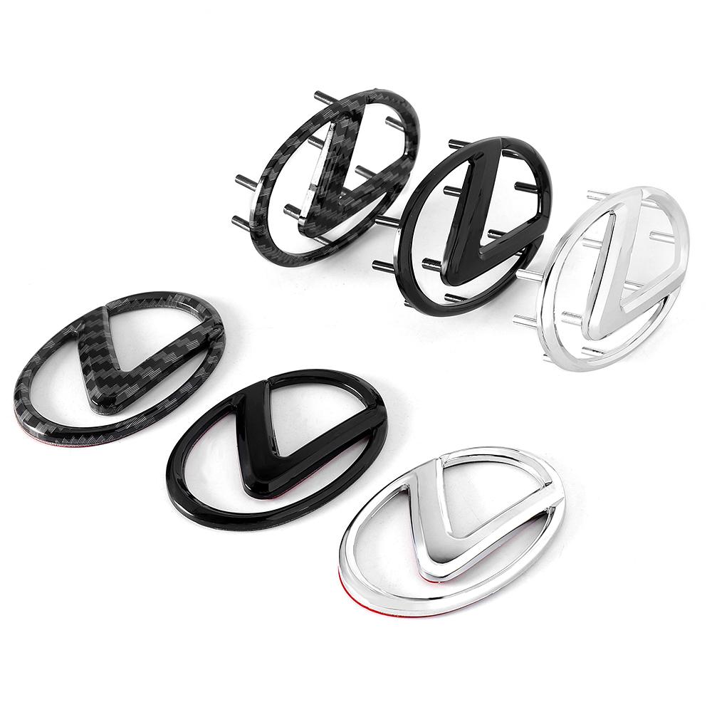 Interior Stickers ABS Car Steering Wheel Center Emblem Sticker Accessories For Lexus F SPORT IS200 CT200h GS300 LS430 RX450h LX5