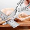 Heavy Duty Kitchen Scissors - 1PC Stainless Steel Poultry Shears for Cutting Chicken Bones, Multi-Purpose Food & Herb Scissors