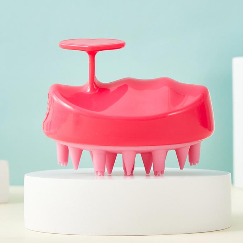 Shampoo Brush Head Scalp Massage Comb With Handle Hair Washing Comb Body Massage Brush Bath Shower Brush Salon Hairdressing Tool