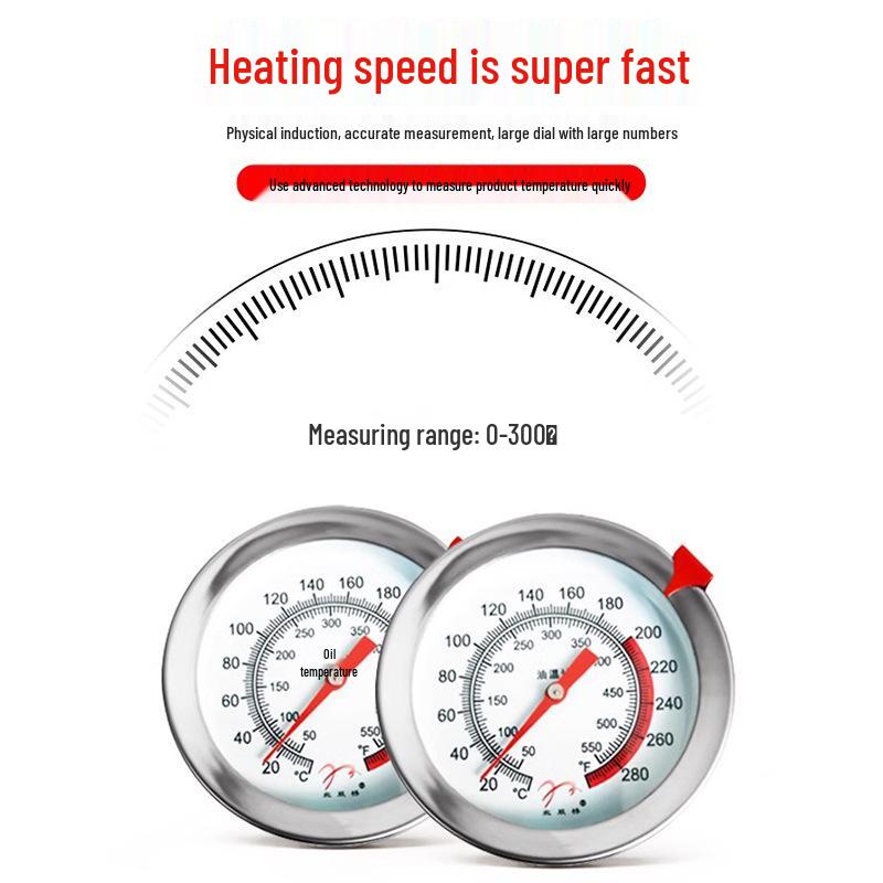 High Precision Deep Frying Oil Thermometer for Baking and Cooking