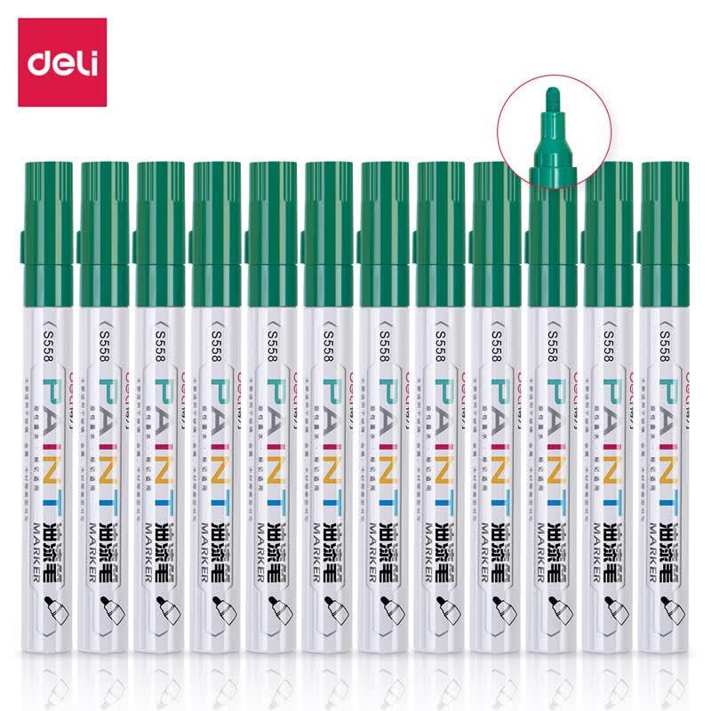 Deli S558 Waterproof Paint Marker Pen