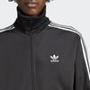 Adidas Originals Trefoil Logo Print Zip-Up Stand Collar Jacket Men Jackets Black IA4778