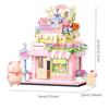 Creative Idea City Streetscape Bricks Dessert Shop Blocks Romantic Home Decoration Gifts ideal for Girlfriend Children Playthings