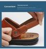 Men's Outdoor Casual Leather Cowhide Sandals and Slippers