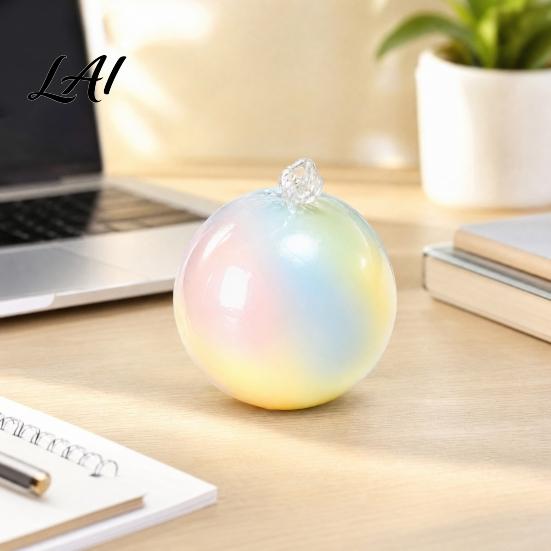 Crispy Chocolate Ball Toy Wax Cracking Squeeze Toy Stress Relief Hand Relaxation Slow Rising Fidget with Crackable Texture Party Favors Safe