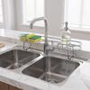 Stainless Steel Faucet Storage Rack Foldable Foot Bathroom Organizer Sink Shelf  Washbasin