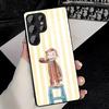 Curious George Monkey Phone Case For Samsung A25 A13 A33 5G A54 A36 A35 A56 A52 A14 Shockproof Glass Cover
