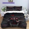 Cartoon Pattern Bedding Quilt Set Quilt Cover Pillowcase Home Decoration Birthday Gift (1 * Duvet Cover + 2 * Pillowcase, Without Core)