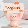 Desktop Cartoon Animal Resin Statue Adorable Creative Shape Mini Size Photo Stand Memo Clip Message Note Holder