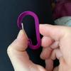 1PC Gourd Shape Carabiner Camping Gadget Water Bottle Hanging Buckle Key Chains 10 Color Available Aluminum Alloy Carabiners ZYF