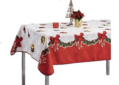 Festive Tablecloths - LINEN PROMO - Polyester - 160 Cm - Red