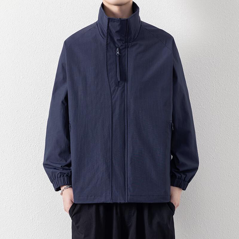 Wassup Sohot Men's Stand Collar Casual Sport Jacket