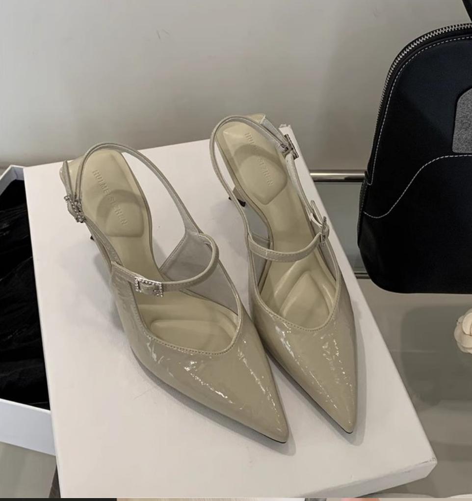 Sexy Thin Heels Party Women's Pumps 2025 Summer Women Shoes Pointed Toe Fashion High Heel Dresses Shoes Mujer Sandalias