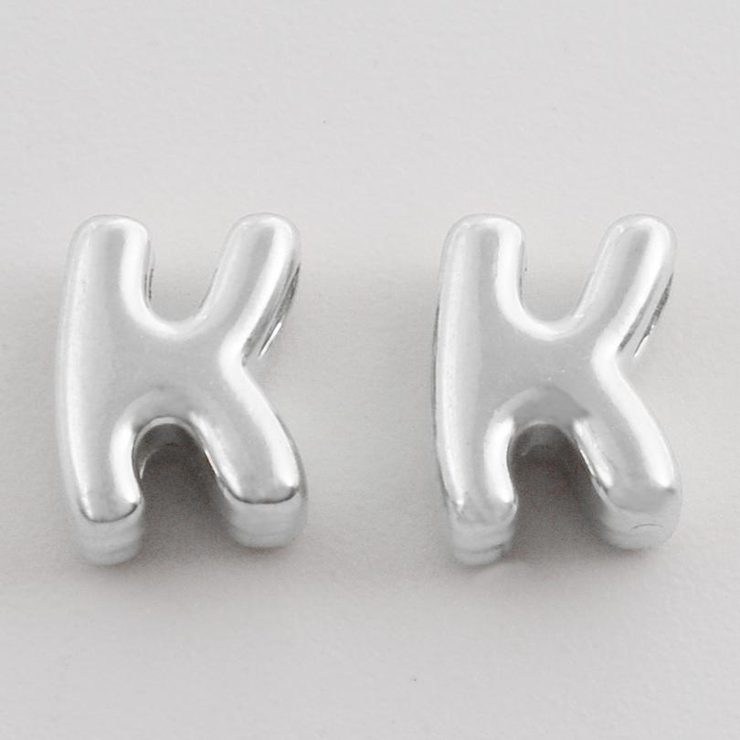 3/6 Stück Kein Ausbleichen Mini-Buchstabenperlen 304 Edelstahlperlen Für Schmuckherstellung Zubehör Handgefertigte Armbänder Fußkettchen Materialien Großhandel